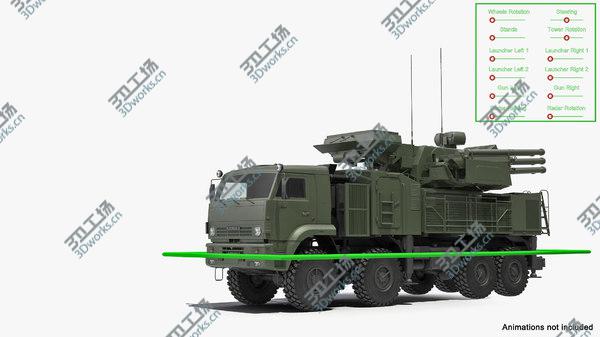 images/goods_img/20210312/3D model Missile System Pantsir S1 SA-22 Greyhound Rigged/4.jpg